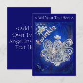 Twinkle Angel Invite Einladung (Vorne/Hinten)