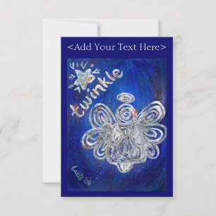 Twinkle Angel Invite Einladung