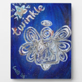 Twinkle Angel Kunstmalerei Geschenk Plaque Fotoplatte (Vorderseite)
