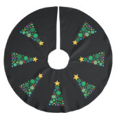 Twinkle-Baum Polyester Weihnachtsbaumdecke (Vorderseite)