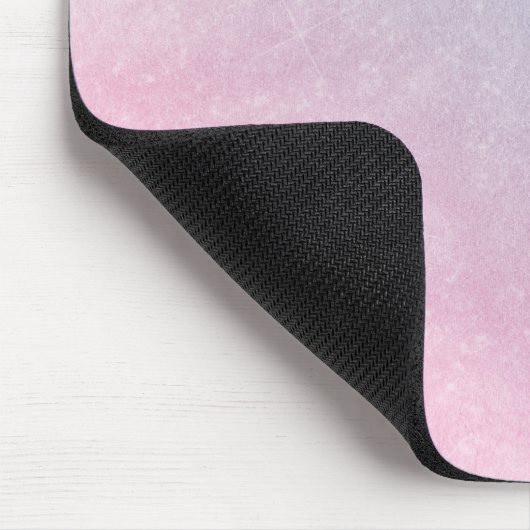 Twinkle Gradation (Pink & Hellblau) Mousepad (Ecke)