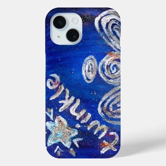 Twinkle Guardian Angel Art Custom iPhone Case (Rückseite)