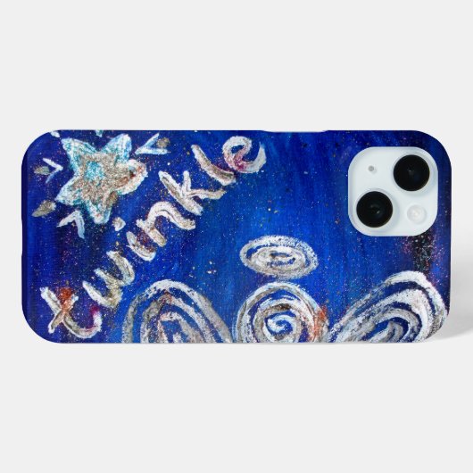 Twinkle Guardian Angel Art Custom iPhone Case (Rückseite (Horizontal))