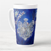 Twinkle Guardian Angel Custom Latte Tasse Cup (Linke Ecke)