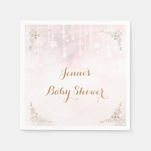 Twinkle kleine Star Rose Gold Baby Dusche Serviette