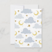 Twinkle kleine Sterne Babydusche Danke Karte (Rückseite)