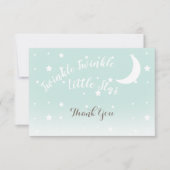 Twinkle kleine Sternenminze danke Notenkarten Mitteilungskarte (Vorderseite)