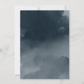 Twinkle kleiner Stern. Aquarellbrasse Babydusche Einladung (Rückseite)