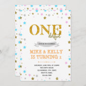 Twinkle kleines Party Einladung (Vorne/Hinten)