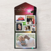 Twinkle Licht fügt Ihre Fotos Urlaubskarte hinzu All In One Einladung (Innen Boden)