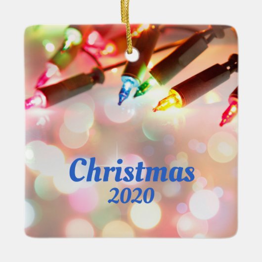 Twinkle Light, Weihnachten 2020 Keramikornament (Vorderseite)
