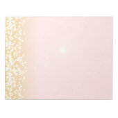 Twinkle Lights Blush and Gold Notizblock (Vorderseite)