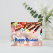 Twinkle Lights, buh, Holiday Feiertagspostkarte (Stehend Vorderseite)