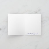 Twinkle Lights Danke-Card (blau) Dankeskarte (Innenseite)