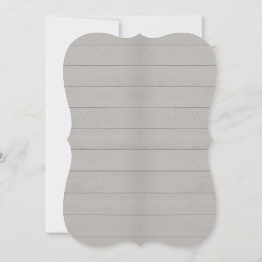 Twinkle Lights Eukalyptus Greenery Wood Watercolor Einladung (Rückseite)