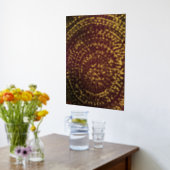 Twinkle Lights Gold Foil Print Foliendrucke (Ablage(Küche))