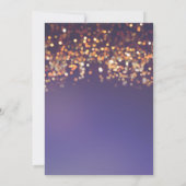 Twinkle Lights Party laden Einladung (Rückseite)