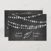 Twinkle Lights UAWG RSVP Karte (Vorne/Hinten)