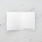 Twinkle Lights Vielen Dank, dass du auf Burlap Kar Dankeskarte (Innenseite)