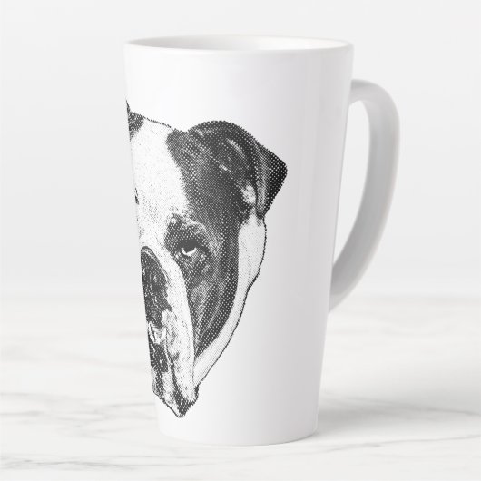 Twinkle-Lit Bulldog Brew Milchtasse (Rechte Ecke)