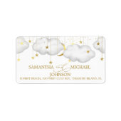 Twinkle Litter Star Address Labels Adressaufkleber (Vorne)