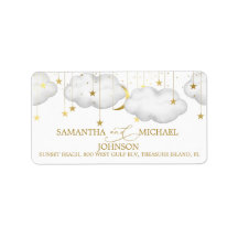 Twinkle Litter Star Address Labels