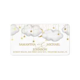 Twinkle Litter Star Address Labels Adressaufkleber