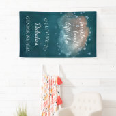 Twinkle Little Star | Aquamarin Grün und Taupe Bro Banner (Insitu)