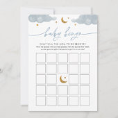 Twinkle Little Star Baby Dusche Bingo Spiel Einladung (Vorderseite)