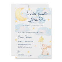Twinkle Little Star Baby Dusche Einladung