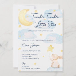 Twinkle Little Star Baby Dusche Einladung