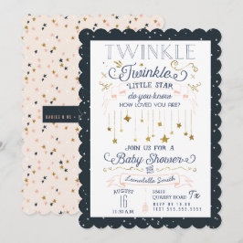 Twinkle Little Star Baby Dusche Einladungen