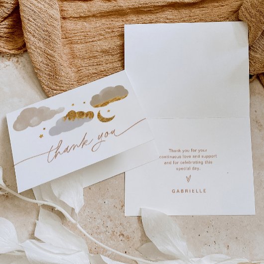 Twinkle Little Star Baby Dusche Gefallen Tag Dankeskarte