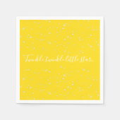 Twinkle Little Star Baby Dusche Papier Napkins Serviette (Vorderseite)