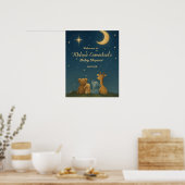 Twinkle Little Star Baby Dusche Willkommenspender Poster (Küche)