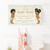 Twinkle Little Star Baby Gender Neutral Ethnic Banner (Insitu)