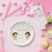 Twinkle Little Star Baby Gender Reveal Pappteller (Party)