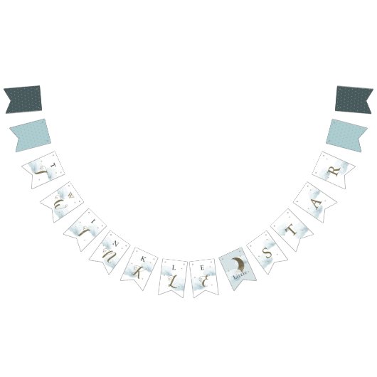 Twinkle Little Star Baby Showbläschen Wimpelkette (Alle)