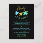 Twinkle Little Star Baby Showbuchanfrage Begleitkarte (Vorderseite)