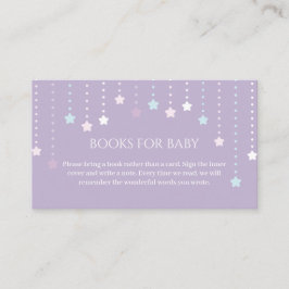 Twinkle Little Star Baby Shower Books für Baby Begleitkarte
