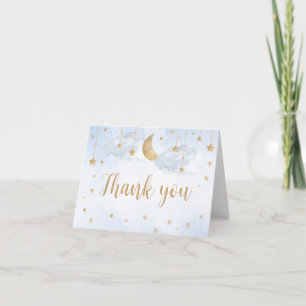 Twinkle Little Star Baby Shower Dankeskarte