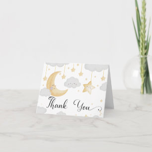 Twinkle Little Star Baby Shower Dankeskarten Dankeskarte