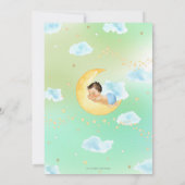 Twinkle Little Star Baby Shower Gender Neutral Einladung (Rückseite)