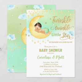 Twinkle Little Star Baby Shower Gender Neutral Inv Einladung