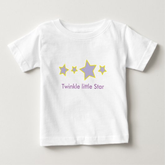 Twinkle little Star Baby T-shirt (Vorderseite)