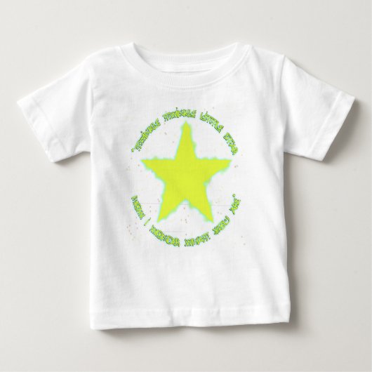 Twinkle Little Star Baby T-shirt (Vorderseite)