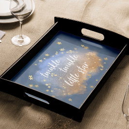 Twinkle Little Star | Blaue Kupfer-Goldstaub Seidenpapier
