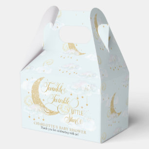 Twinkle Little Star Blue Baby Dusche Geburtstag Geschenkschachtel