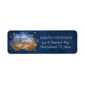 Twinkle Little Star | Blue Copper Gold Address (Vorne)