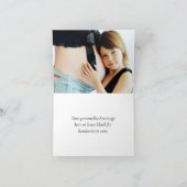 Twinkle Little Star | Blue Copper Gold Baby Dusche Dankeskarte (Innenseite)